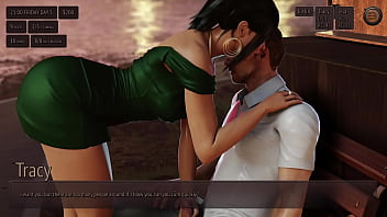 Risky blowjob in public park & office fuck with my slut wife living with temptation