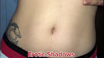 She likes to turn me on with her sexy belly button