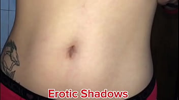 She likes to turn me on with her sexy belly button