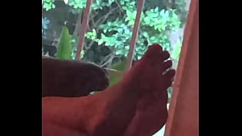 Filming my step sisters long hot toes