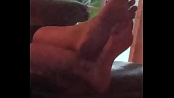 Filming my step sisters long hot toes