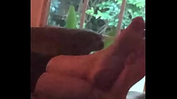 Filming my step sisters long hot toes