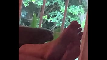 Filming my step sisters long hot toes