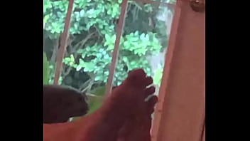 Filming my step sisters long hot toes