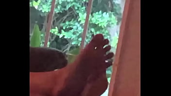Filming my step sisters long hot toes