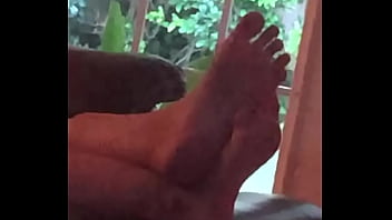 Filming my step sisters long hot toes