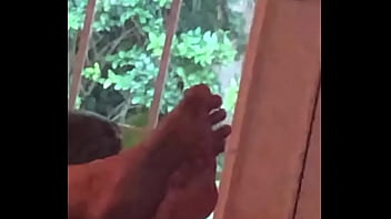 Filming my step sisters long hot toes