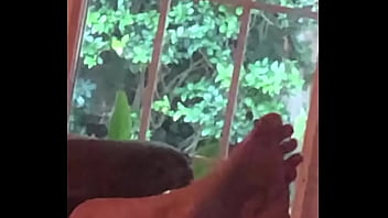 Filming my step sisters long hot toes