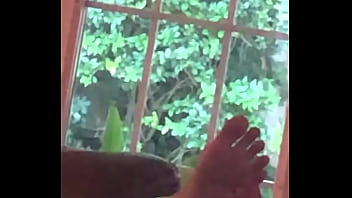 Filming my step sisters long hot toes