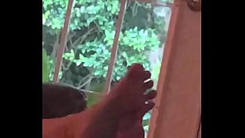 Filming my step sisters long hot toes