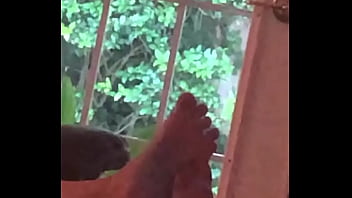 Filming my step sisters long hot toes