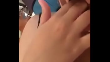 Chubby girl licking juices off fingers