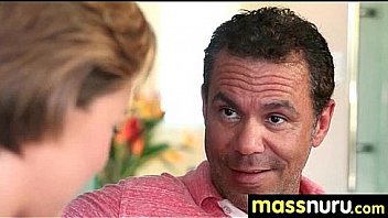 Nuru massage ends with a hot shower fuck 18