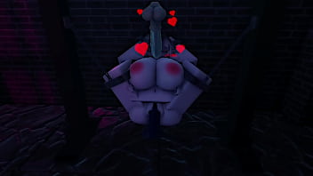 Fucking another roblox girl in my dungeon