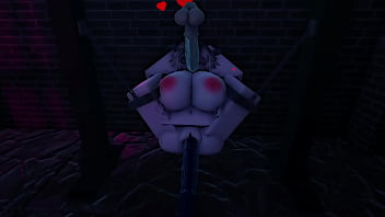 Fucking another roblox girl in my dungeon