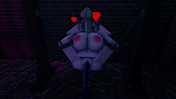 Fucking another roblox girl in my dungeon