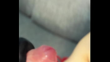 Leashed slut in high heels gives deep blowjob & swallows mobile 4k