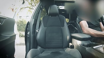 Nikki sucks dick in car