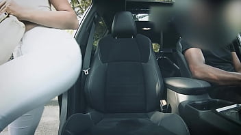 Nikki sucks dick in car