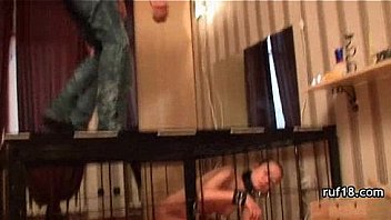 Horny dude takes control of her slave