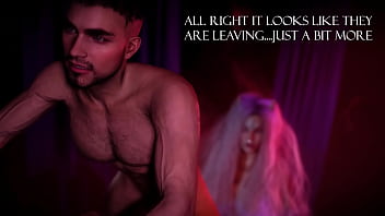 Purgatorio súcubos exprimen las bolas de los hombres