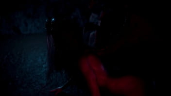 Purgatorio súcubos exprimen las bolas de los hombres