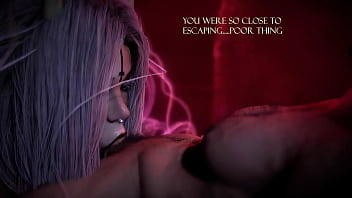 Purgatorio súcubos exprimen las bolas de los hombres