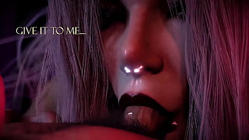 Purgatorio súcubos exprimen las bolas de los hombres