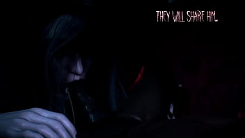 Purgatorio súcubos exprimen las bolas de los hombres