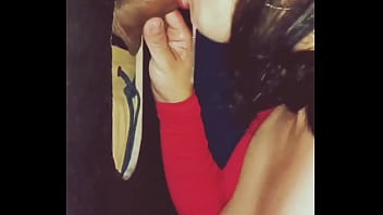 I ask my husband to take me to a glory hole to suck a stranger's cock