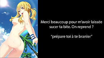 Lucy de faire tail te donne des intructions pour te branler