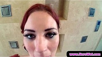 Sexy wet blowjobs and handjobs from nuru massage 08