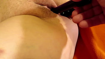 Dirty talk while probing her arse