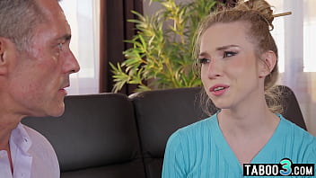 Petite blondie gets fucked in the ass roughly by her assistant