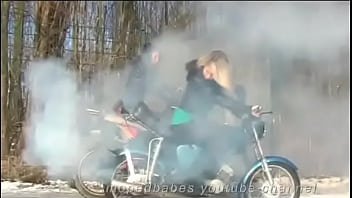 Compil of girl cranking bikes