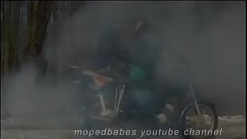 Compil of girl cranking bikes