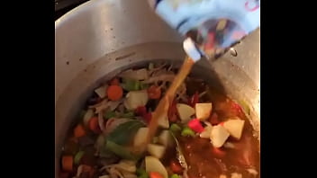 Good little future housewives making dinner dolly rott3n and me