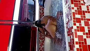 Hard fucking the slut hotwife in the jacuzzi pool making her scream loud while creampying her pussy