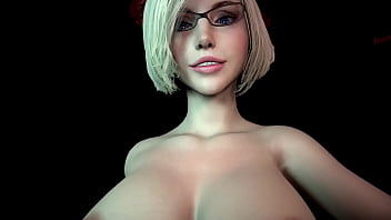 Cute hot blonde hailey gives you a room experience