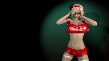 Cute hot blonde hailey gives you a room experience