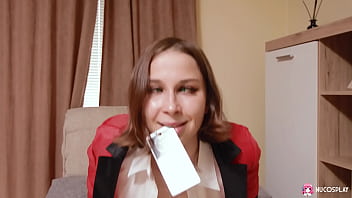 Gorgeous brunette slut my school life is about to get a massive dick