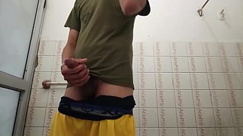 Big cock full of milk about to get cheesy