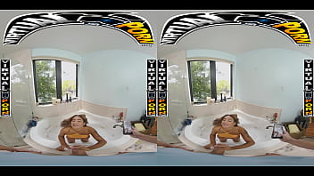 Virtual porn your stepsis babi star sees you staring and decides to ride your cock for her audience