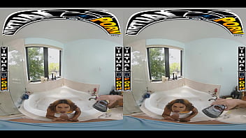 Virtual porn your stepsis babi star sees you staring and decides to ride your cock for her audience