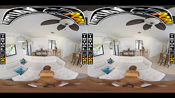 Virtual porn your stepsis babi star sees you staring and decides to ride your cock for her audience