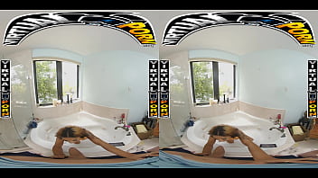 Virtual porn your stepsis babi star sees you staring and decides to ride your cock for her audience