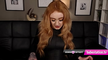 Bondage girl get horny in this joi