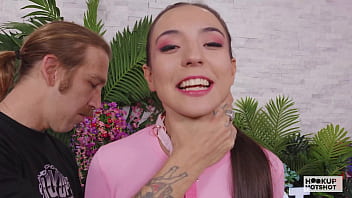 Petite whore sasha tatcha takes bryan gozzling's big cock up her ass
