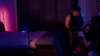 Perverted boy piss on tits his slattern's and ass to mouth fuck her