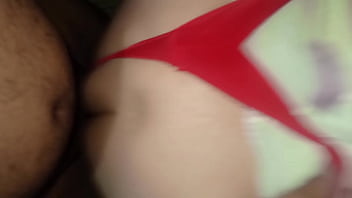 Delicious doggy style fuck for a busty milf with a big ass